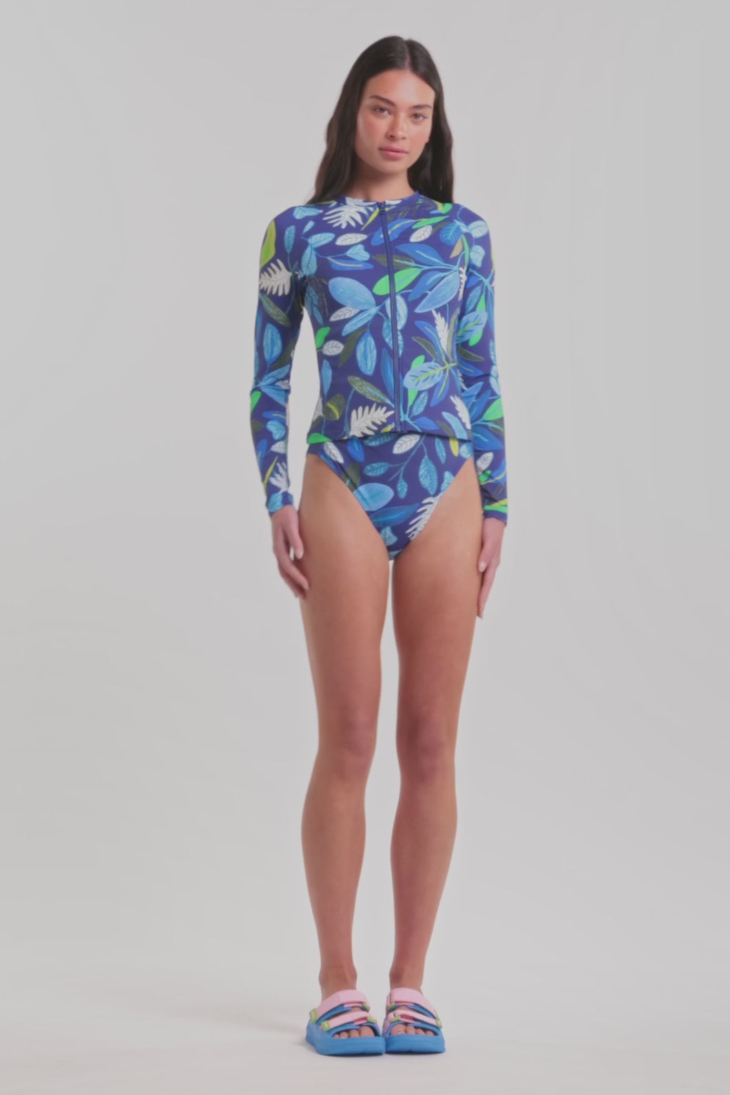 Gorman - Botanical Blueprint Rashie - print