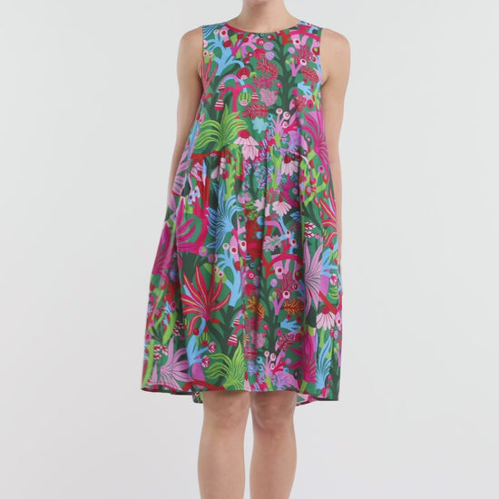 Gorman - Wild Garden Dahlia Dress - print