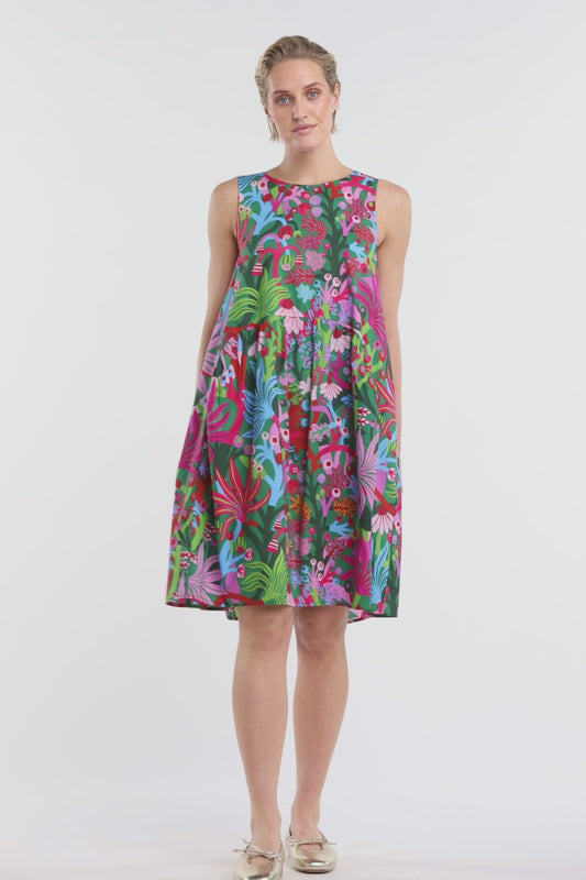 Gorman - Wild Garden Dahlia Dress - print