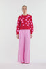 Gorman - On The Dot Knit Cardigan - red