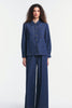 Gorman - Imogen Seersucker Denim Shirt - indigo
