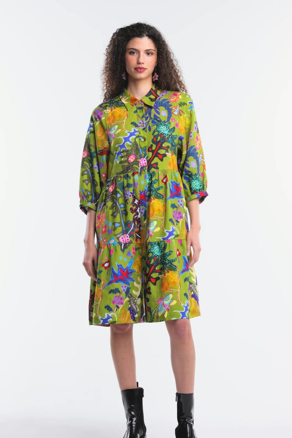 Gorman - Beetlemania Smock Dress - print