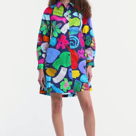 Gorman - Jumble Shirt Dress - print