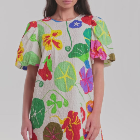 Gorman - Climbing Colour Smock Dress - print