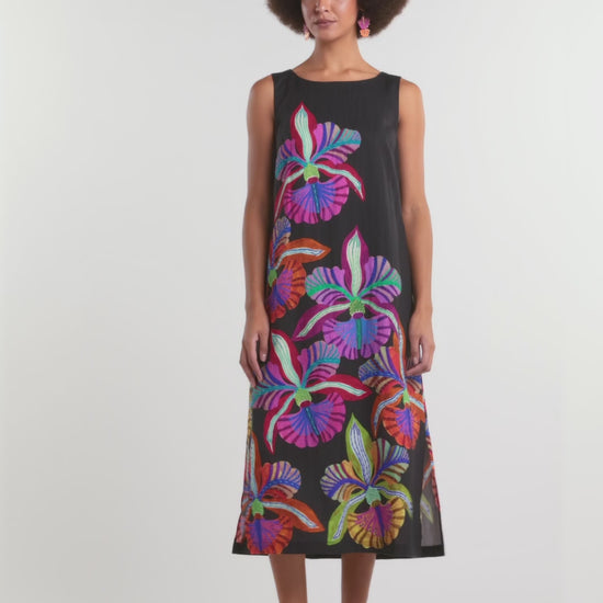 Gorman - Orchid Embroidered Midi Dress - print