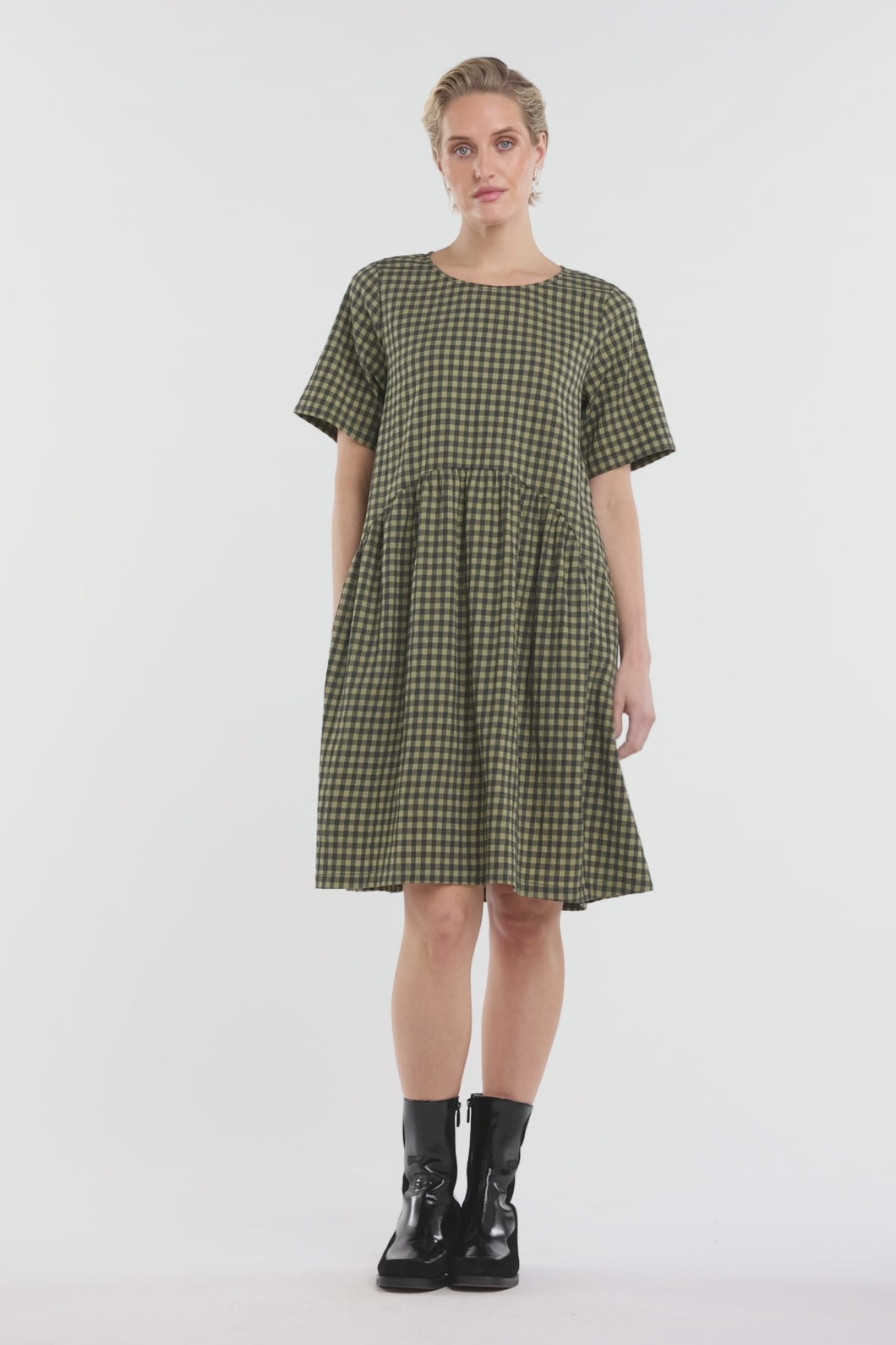 Gorman - Rachele Check Seersucker Dress - check