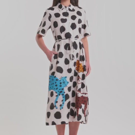 Gorman - Right Meow Maxi Dress - print