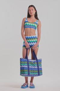 Gorman - Botanical Waves Bikini Top - print