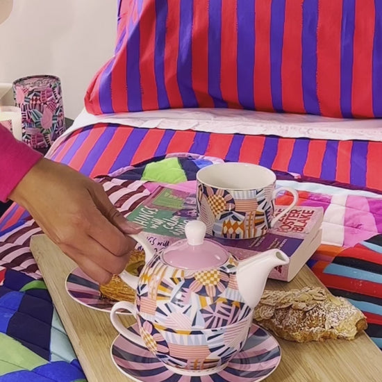 Gorman - Canopy Circus Tea For One Set - print