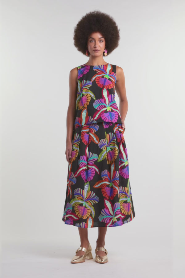 Gorman - Orchid Printed Midi Skirt - print
