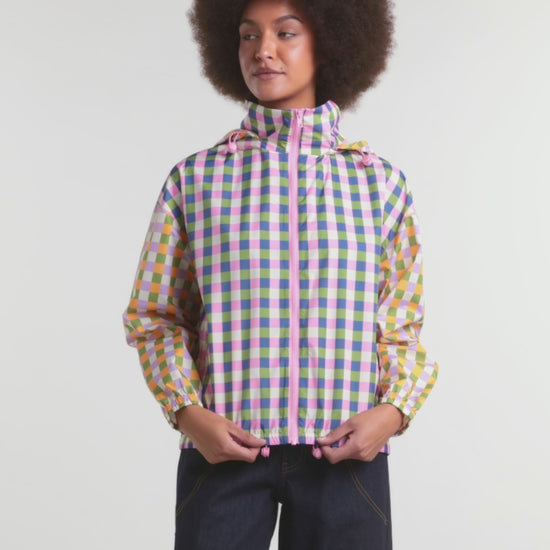 Gorman - Gillian Gingham Spray Jacket - print