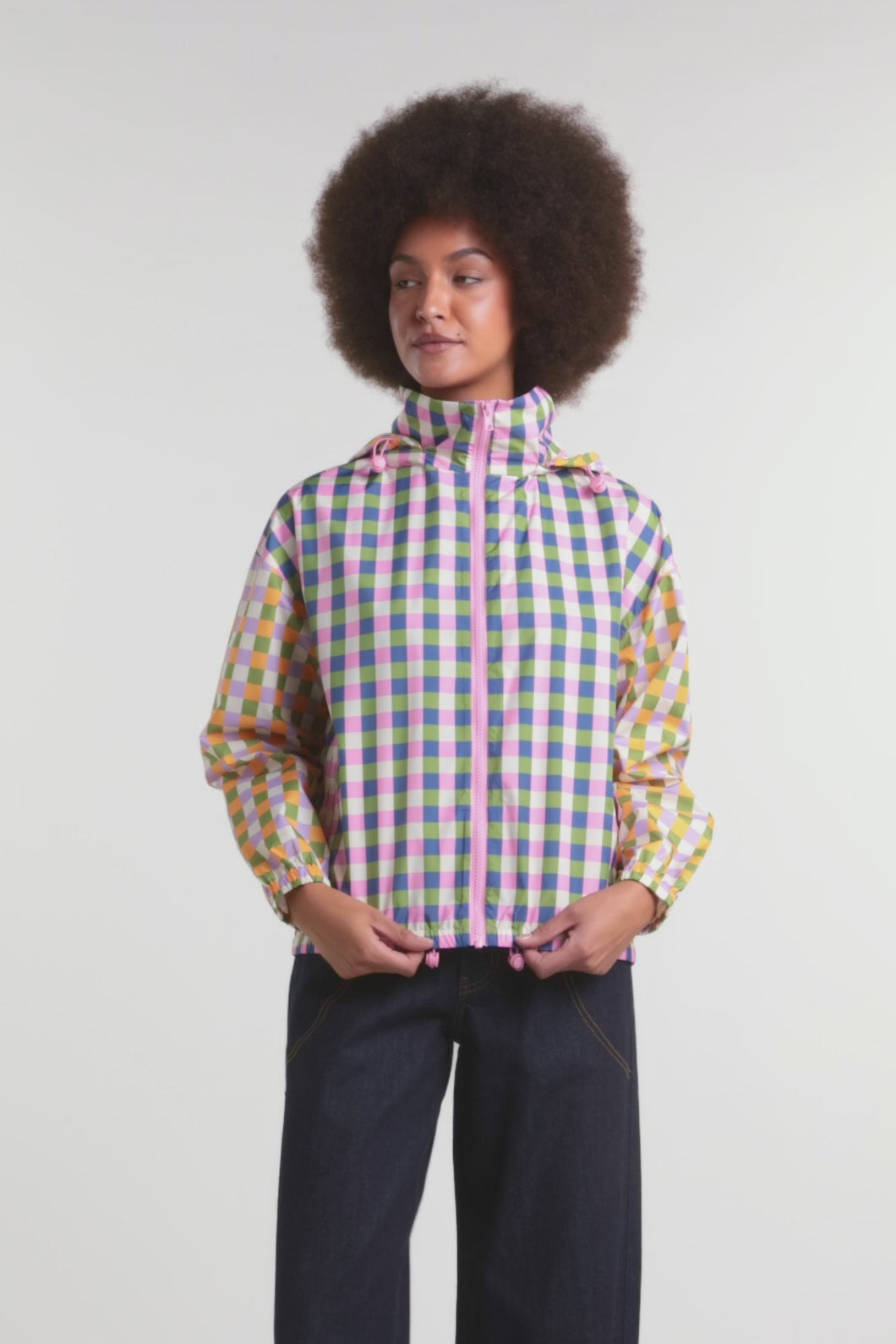 Gorman - Gillian Gingham Spray Jacket - print