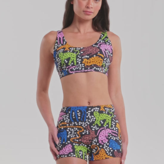 Gorman - Right Meow Bikini Bottom - print