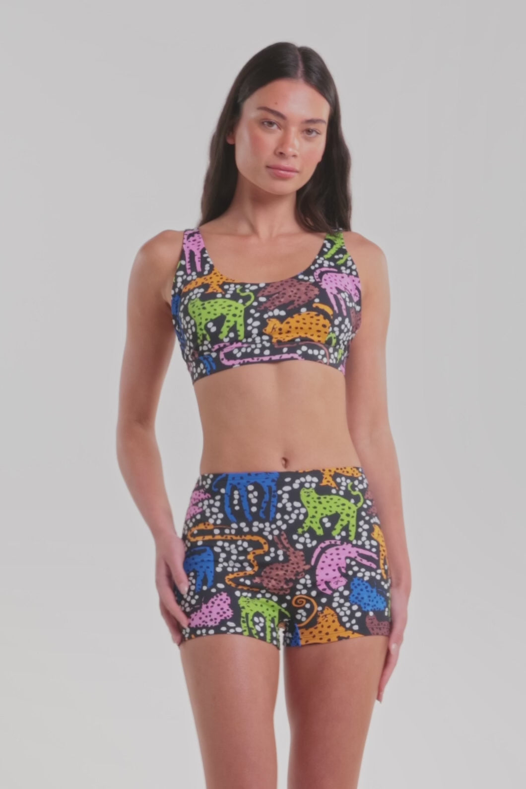 Gorman - Right Meow Bikini Bottom - print