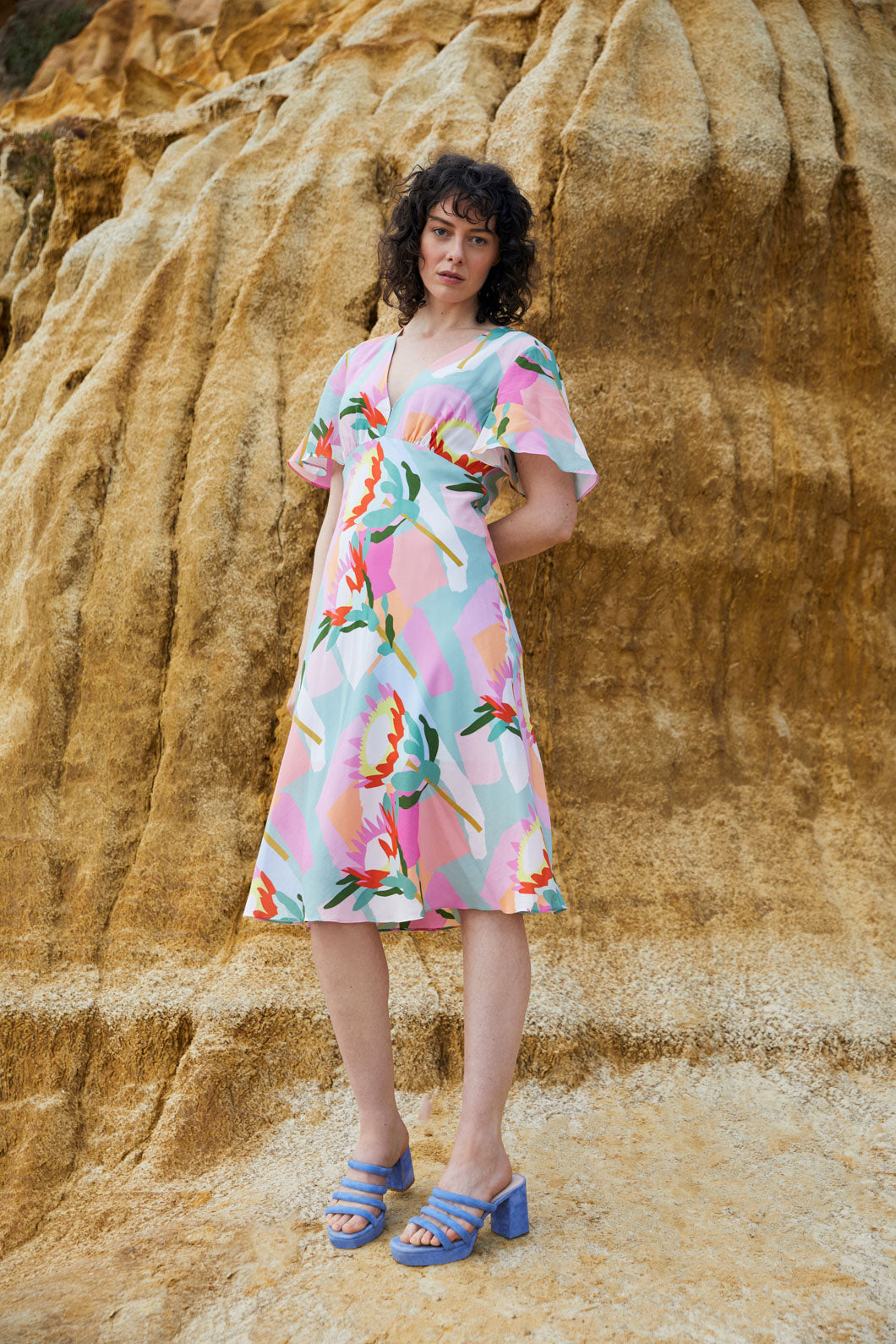 Protea 2025 print dress