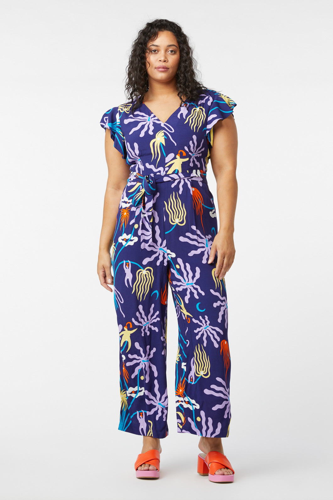 Floral Spring Pantsuit