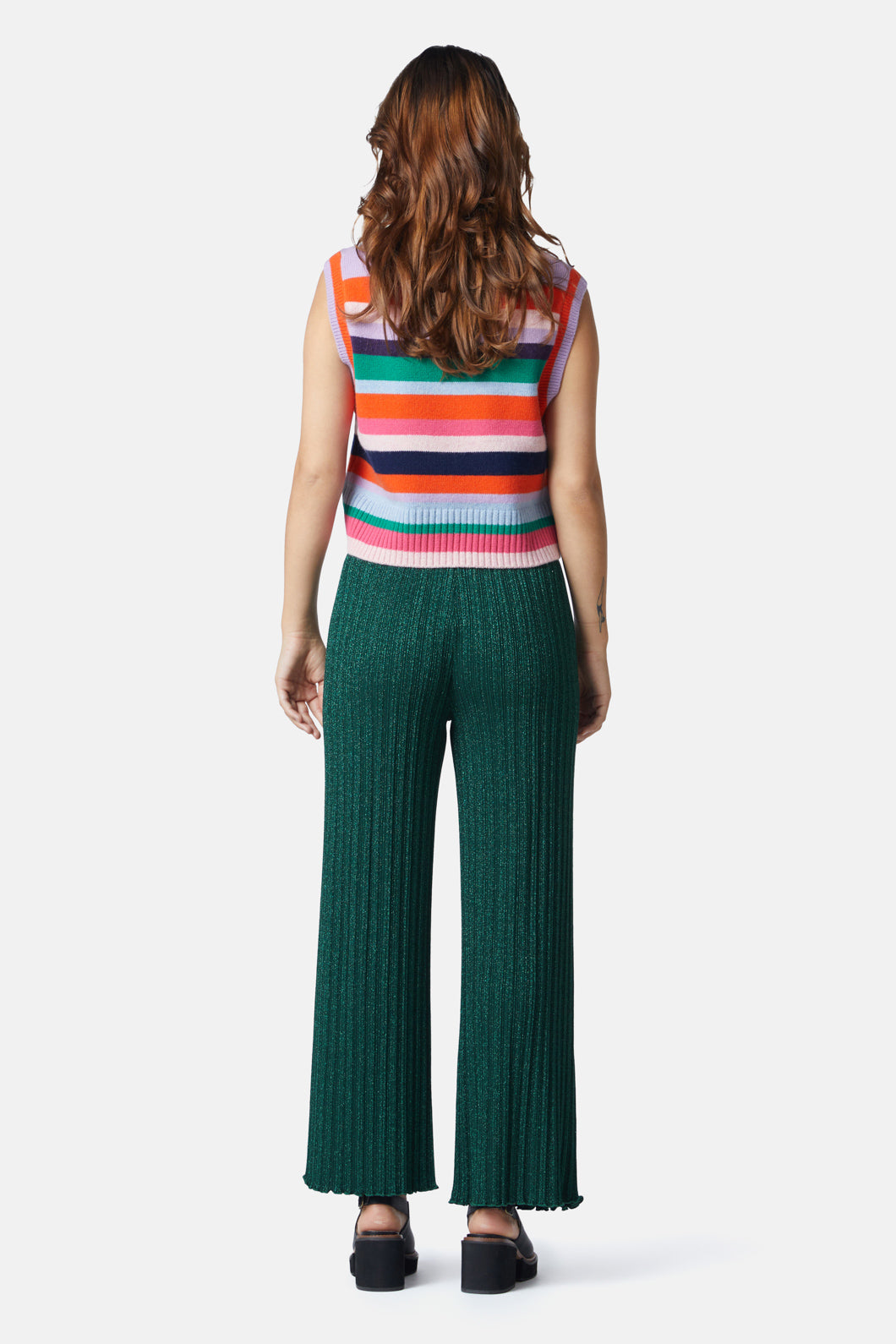 Gorman - Dazzle Knit Pant - dark-green