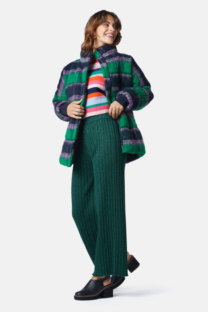 Gorman - Dazzle Knit Pant - dark-green