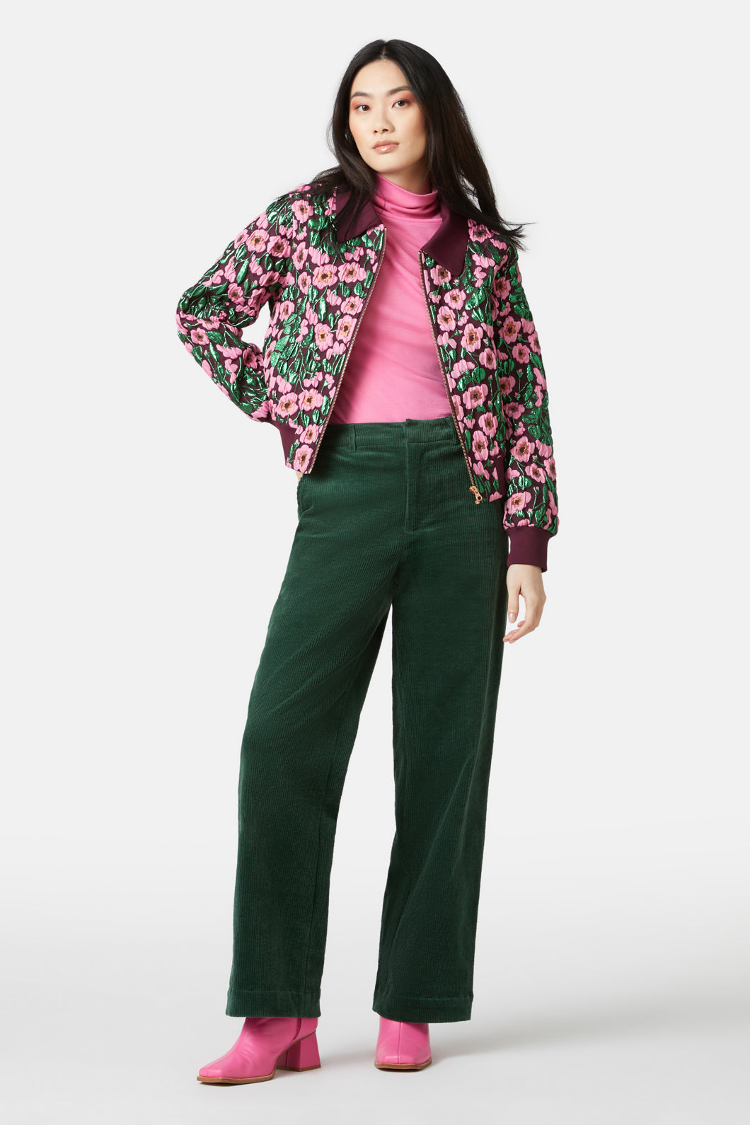 Gorman - Women's Coats & Jackets  Wild Roses Jacquard Bomber Jacket