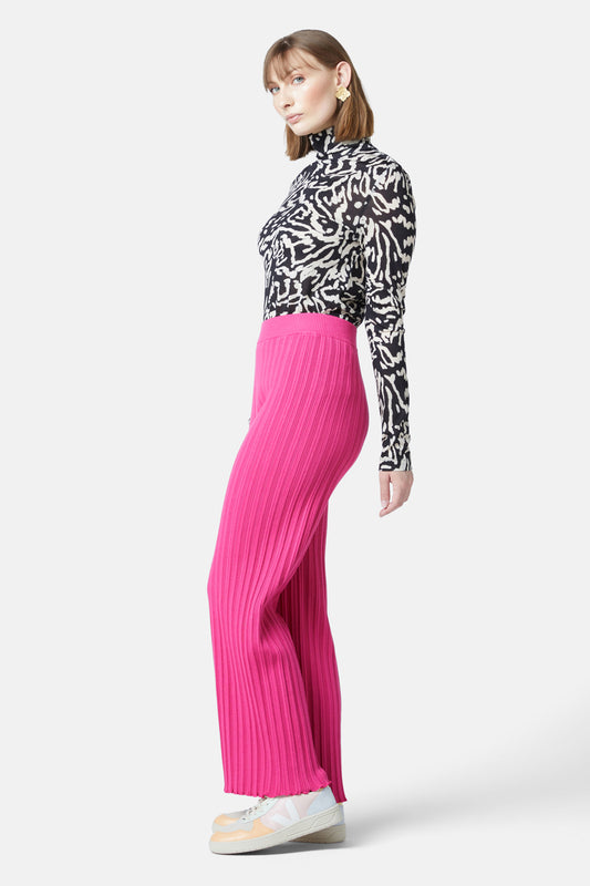 Gorman - Pleat Knit Pant - pink