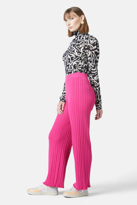 Gorman - Pleat Knit Pant - pink