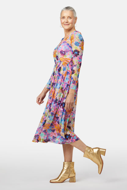 Gorman - Flora Rosa Mesh Dress - print