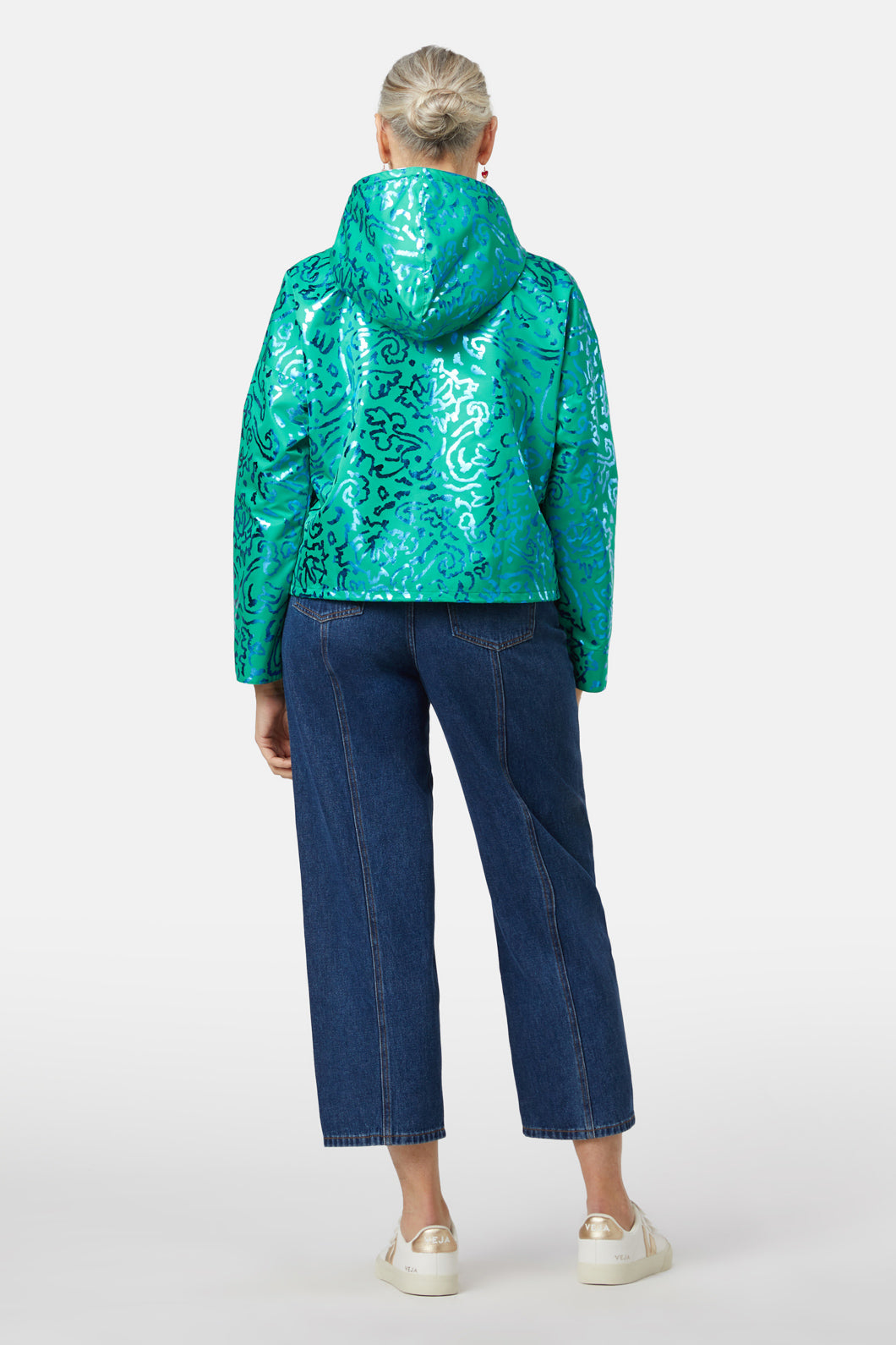 Green on sale holographic jacket