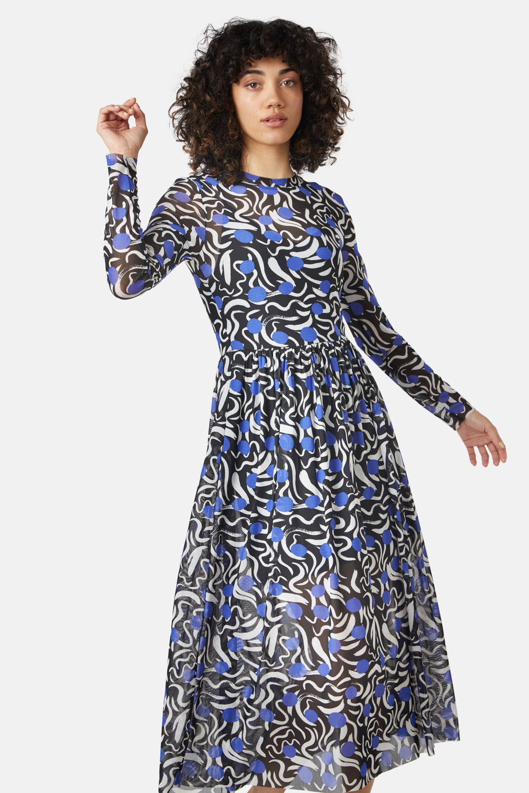 Gorman - Favourite Spot Mesh Dress - print