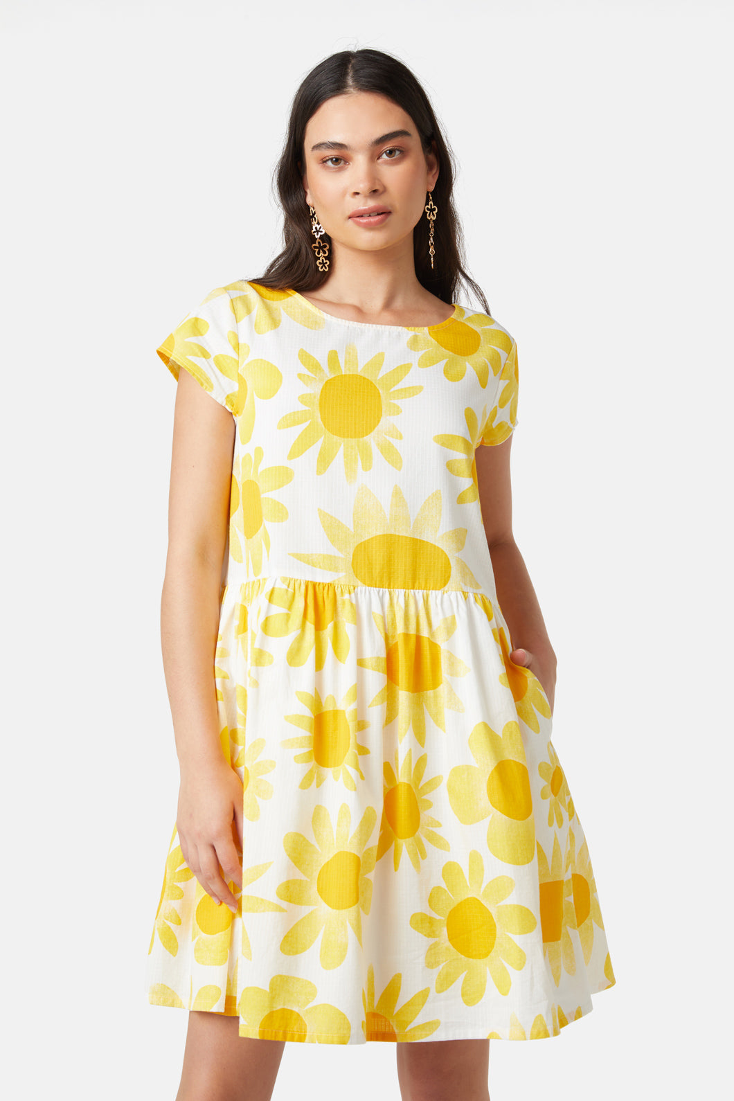 Flowering Yellow Beach Dress – Gorman