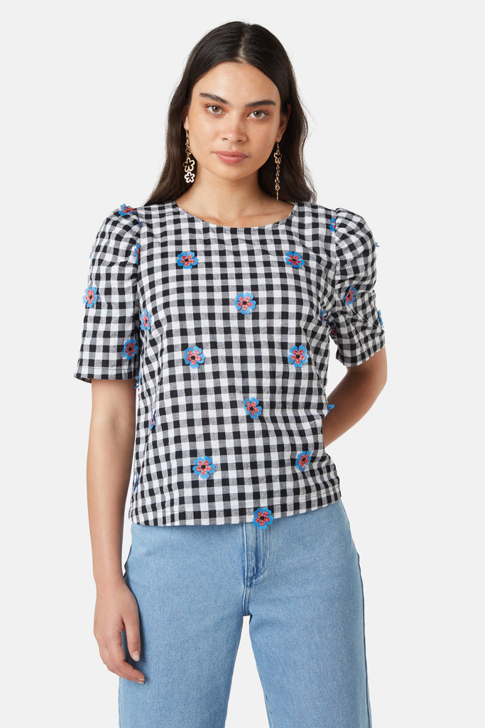 Lilly Gingham Top Gorman