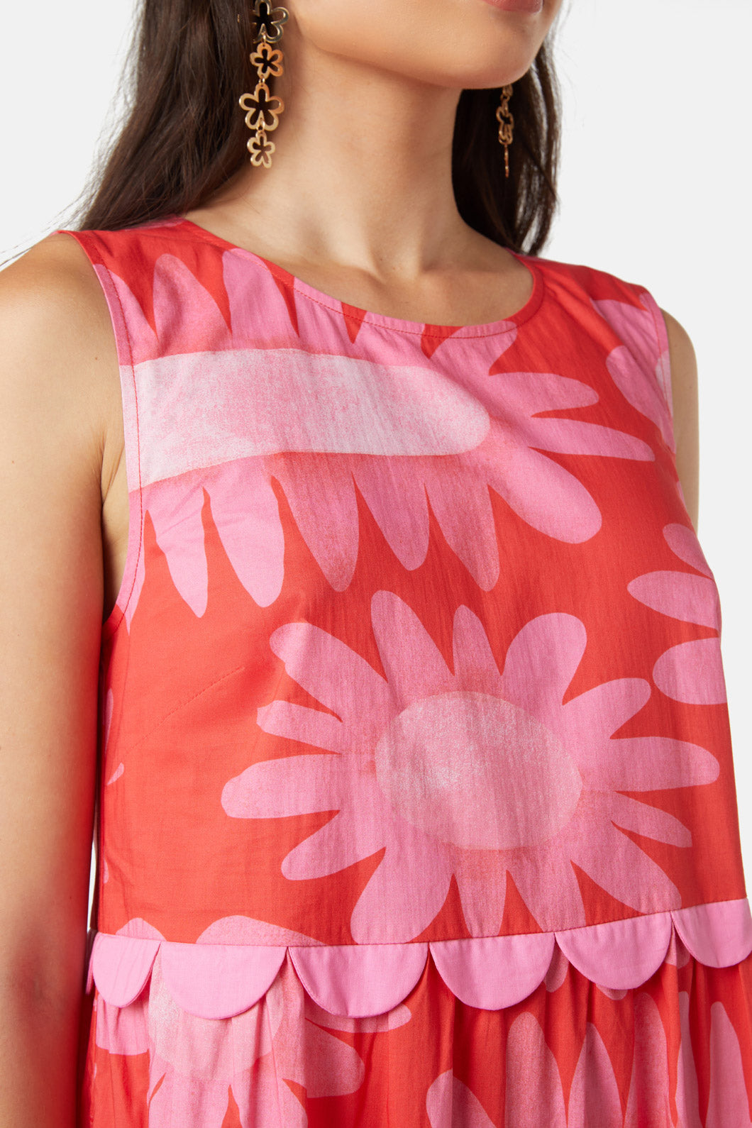 Flowering Pink Jacquard Dress – Gorman