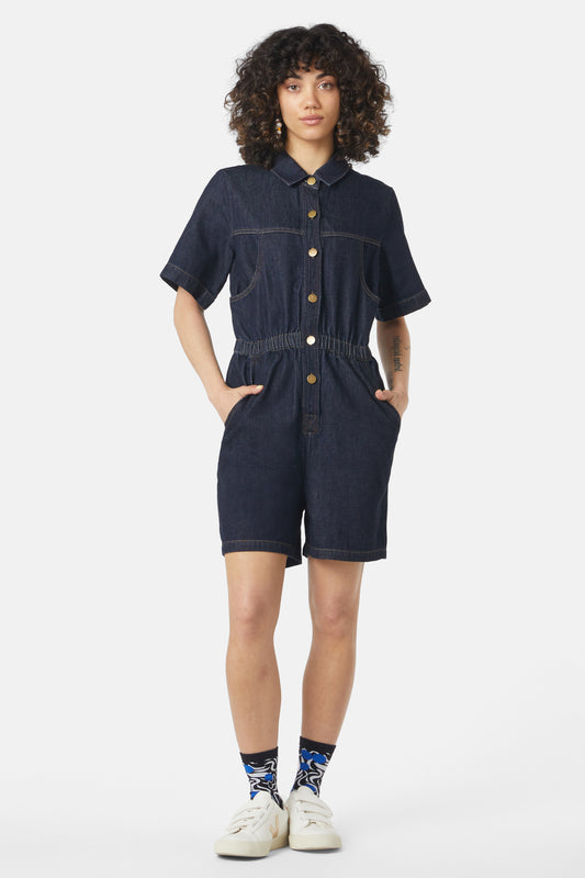 Gorman - Jenna Indigo Playsuit - indigo