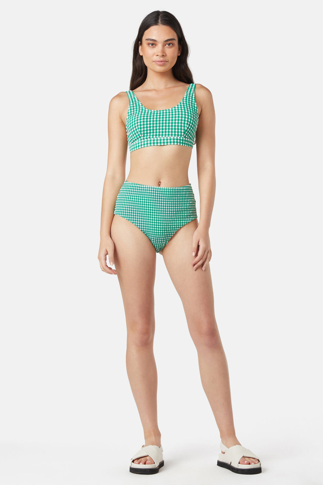 Gorman - Gingham Bikini Bottom - green