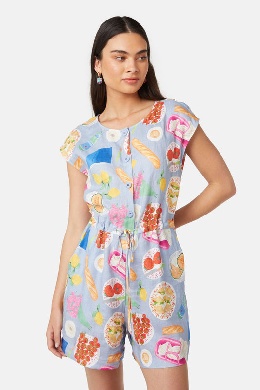 Gorman - Picnic Blanket Playsuit - print