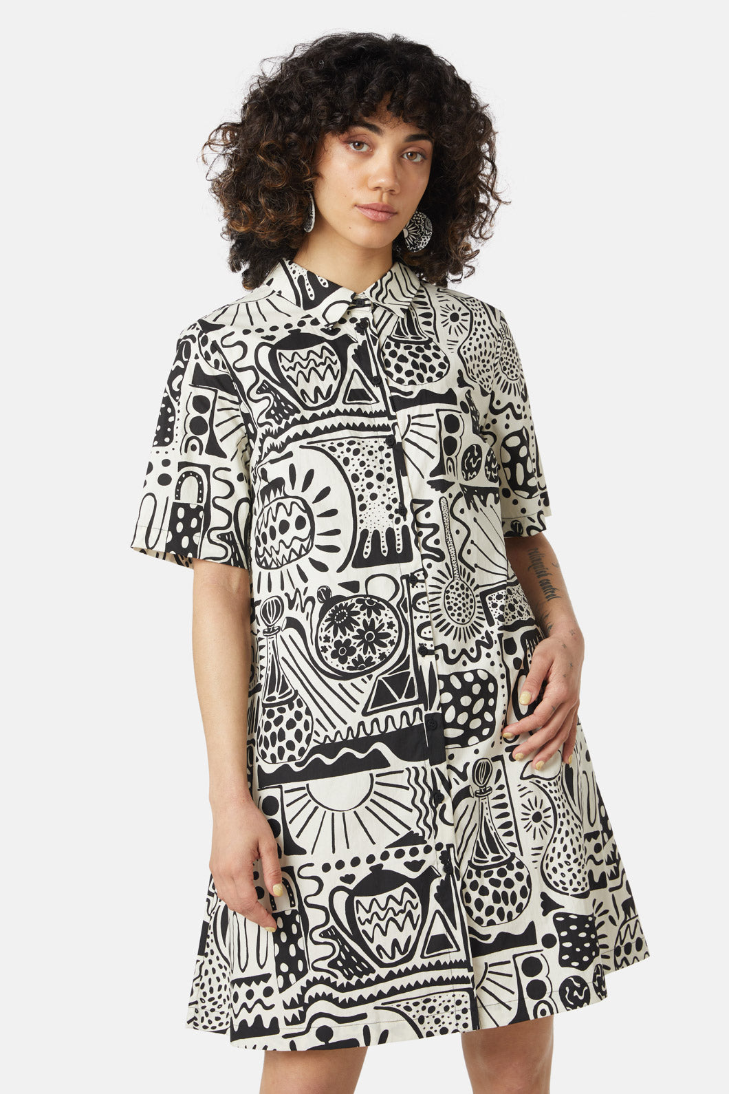 Gorman light show top shirt dress