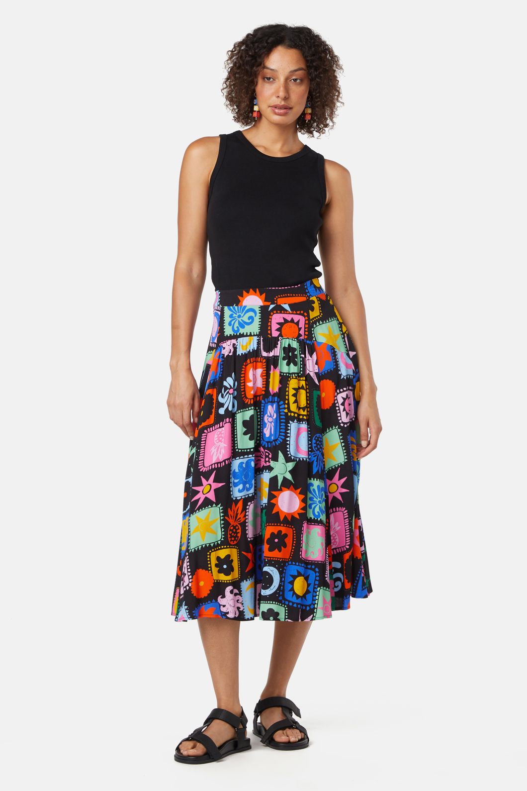 Gorman - Summer Swirl Skirt - print