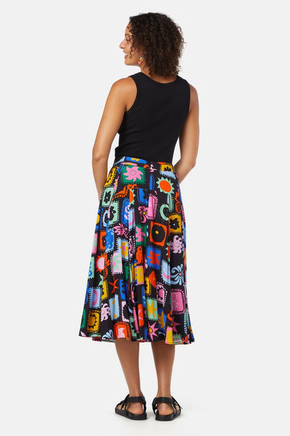 Gorman - Summer Swirl Skirt - print
