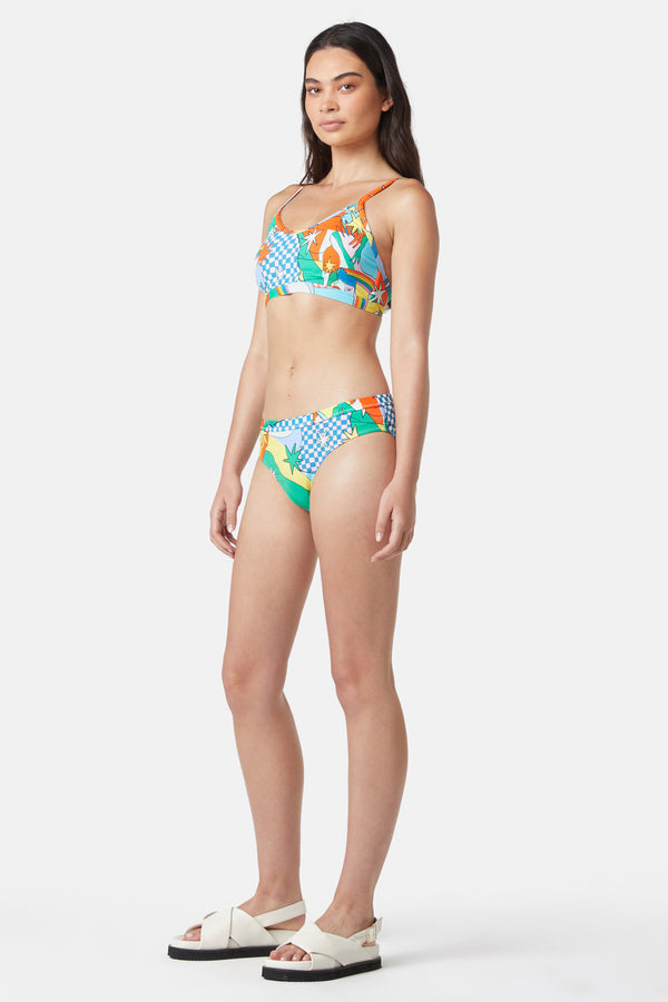 Gorman - Collage Ladies Bikini Bottom - print