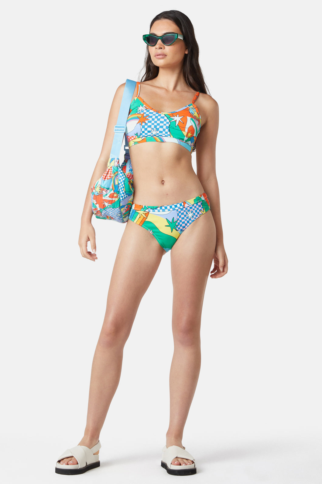 Gorman - Collage Ladies Bikini Bottom - print