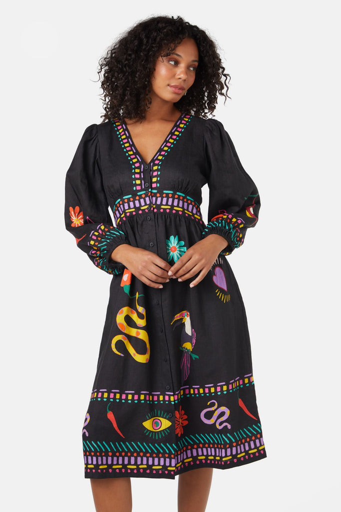 Fuego Placement Dress – Gorman