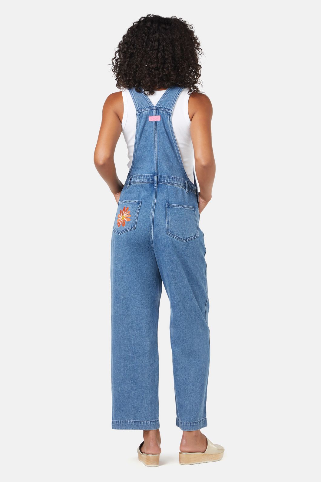 Womens Jumpsuit Denim Overalls Spring Autumn Casual Ripped Hole Loose