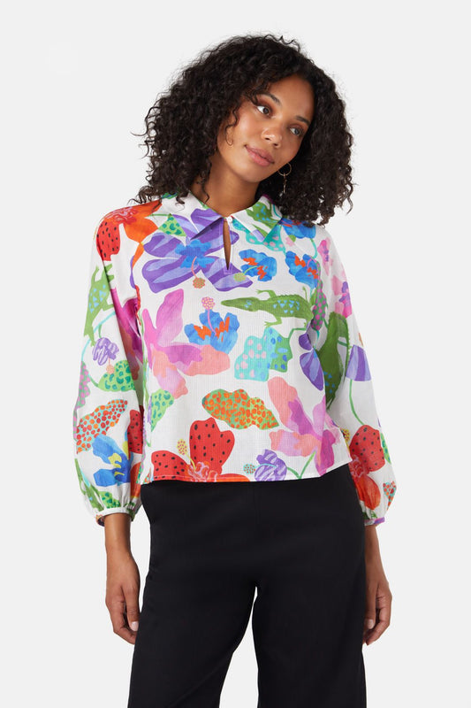 Gorman - Trippy Flowers Blouse - print