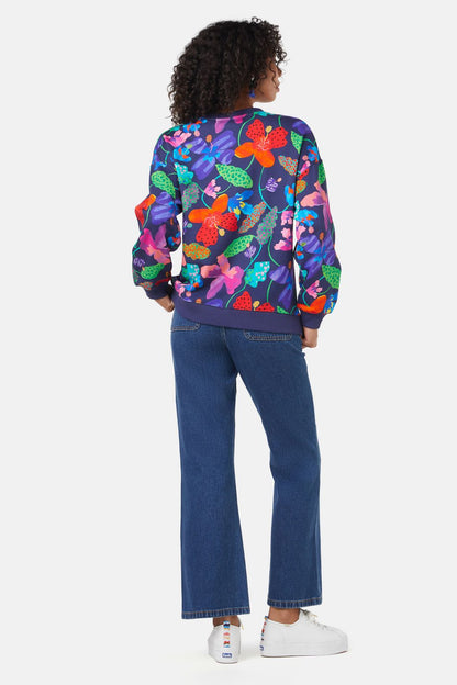 Gorman - Trippy Flowers Sweater - print