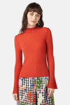 Gorman - Oak Leaf Knit Top - rust