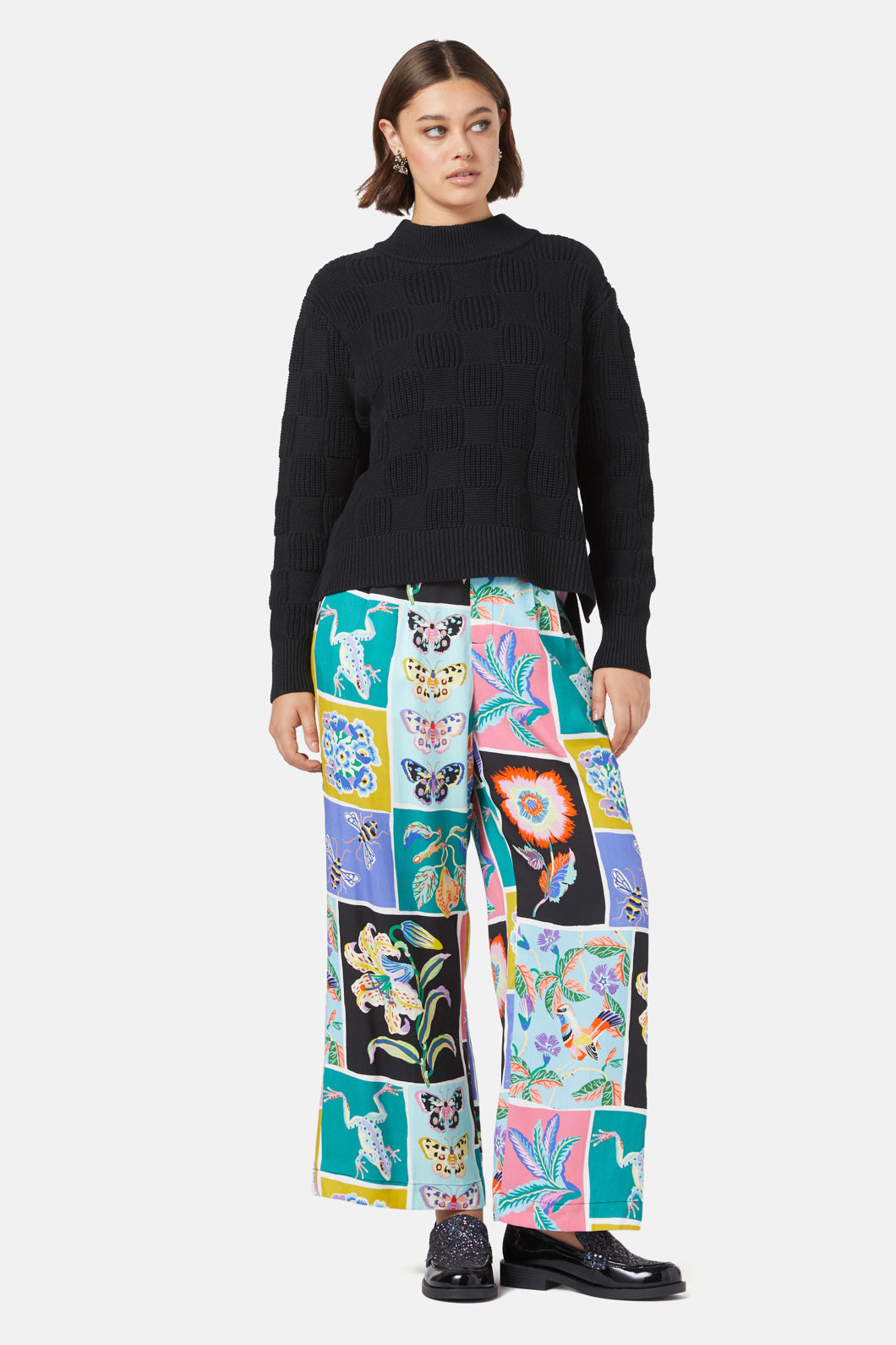 Gorman - Checkers Jumper - black