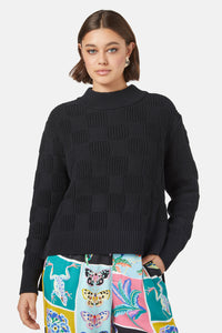 Gorman - Checkers Jumper - black