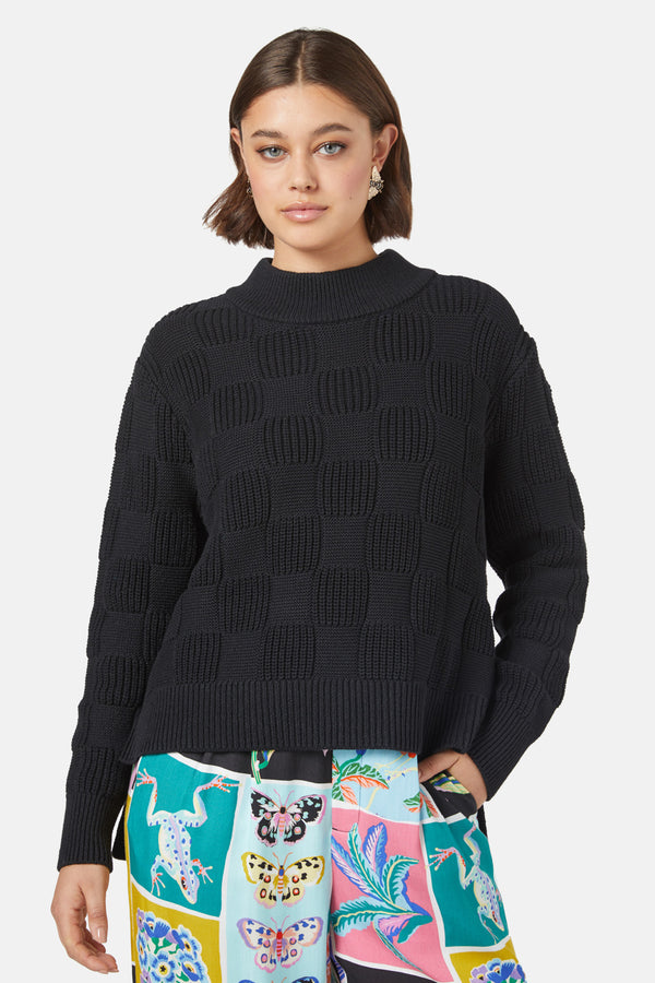 Gorman - Checkers Jumper - black