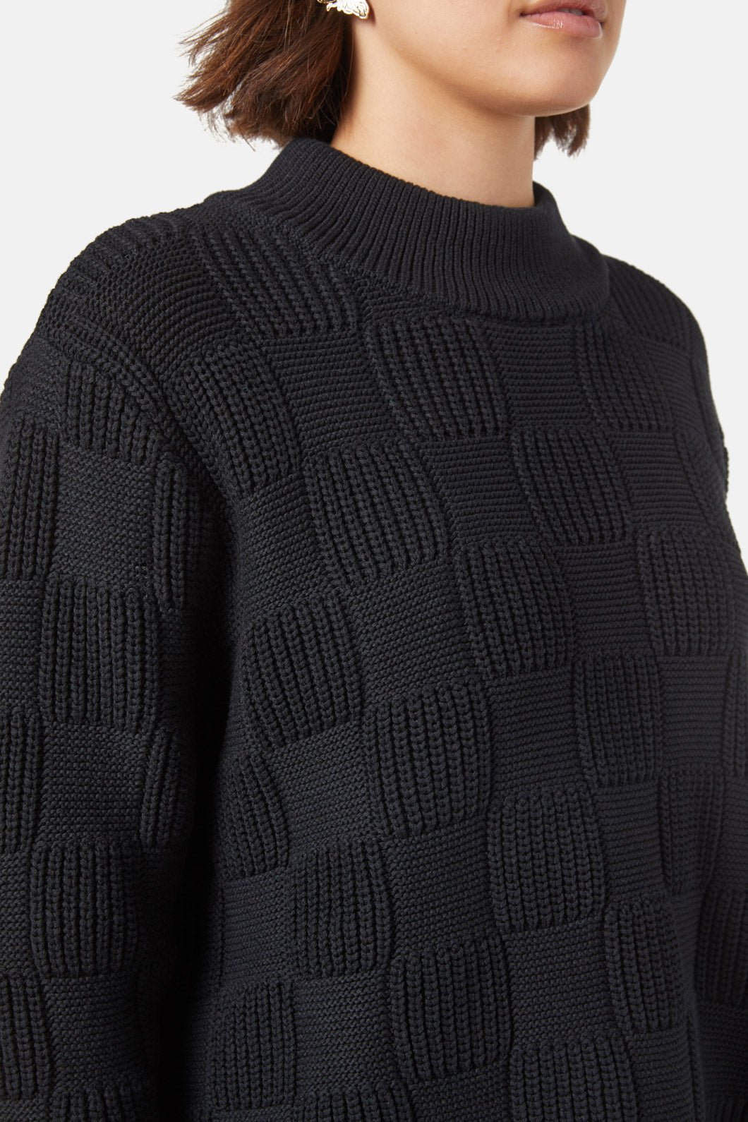 Gorman - Checkers Jumper - black