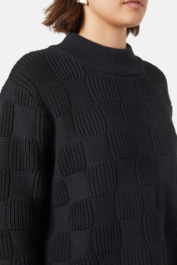 Gorman - Checkers Jumper - black
