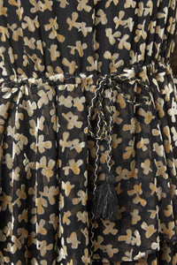 Gorman - Champaign Bubbles Devore Dress - gold